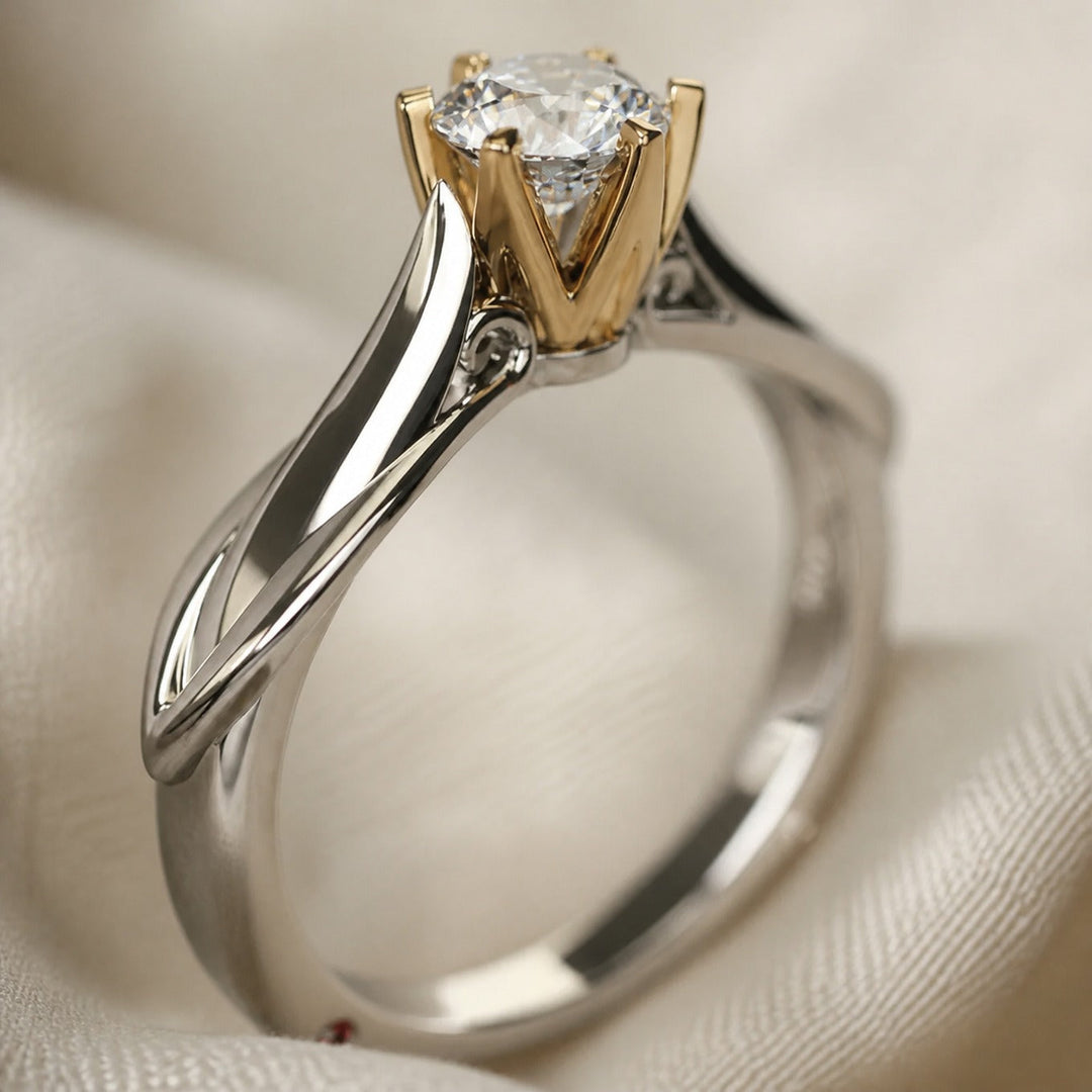 Moissanite Statement Ring