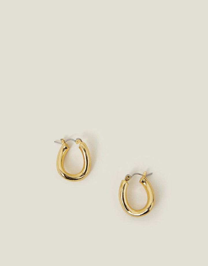 Elegant Gold Tear Drop Earrings