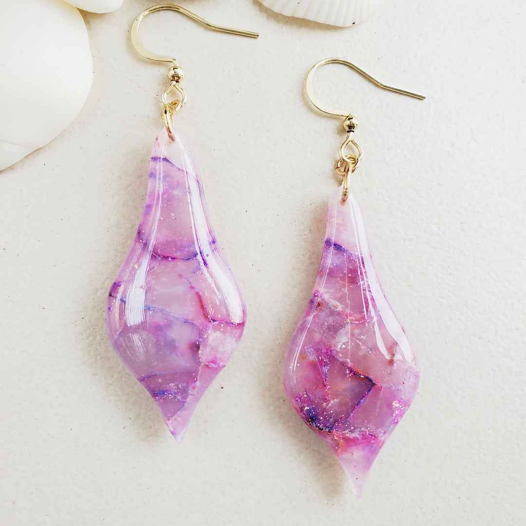 Sophisticated Translucent Polymer Earrings
