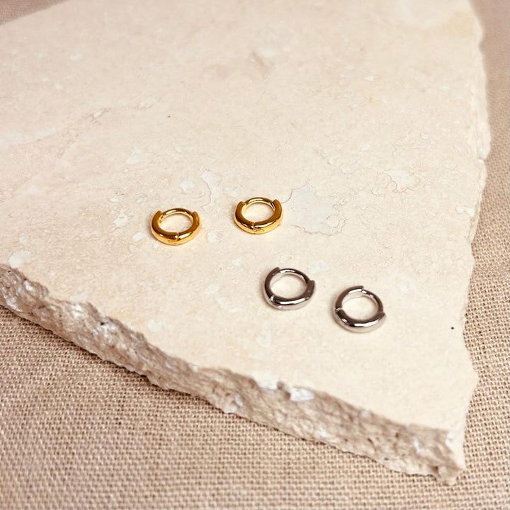 Micro Helix Hoop Earrings