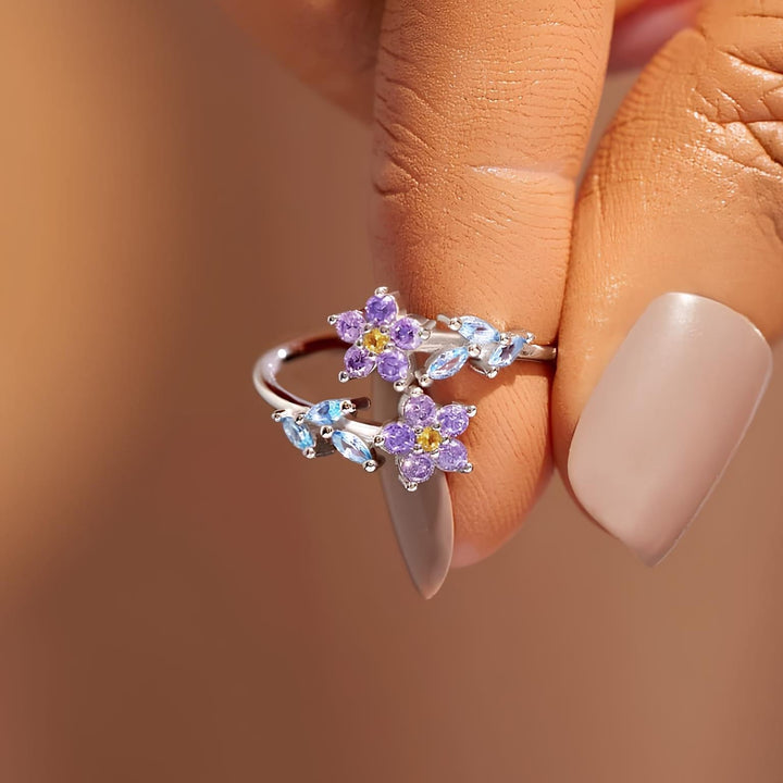 Purple Blue Grace Ring