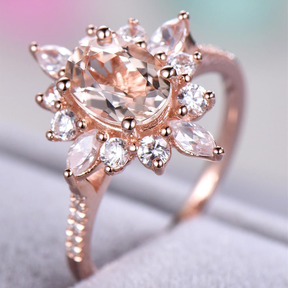 Luxury Cluster Crown Ring