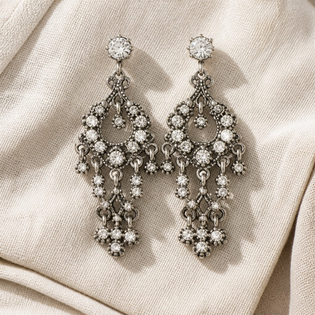 Imperial Zircon Dangle Earrings