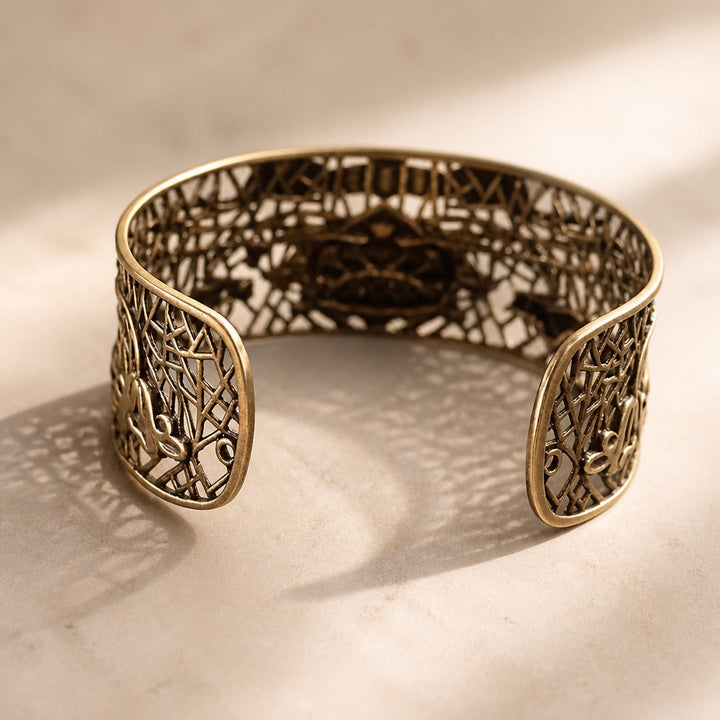 Sculpted Floral Heritage Bracelet
