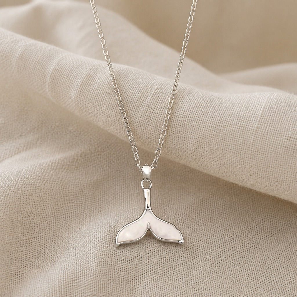 Elegant Whale Tail Necklace