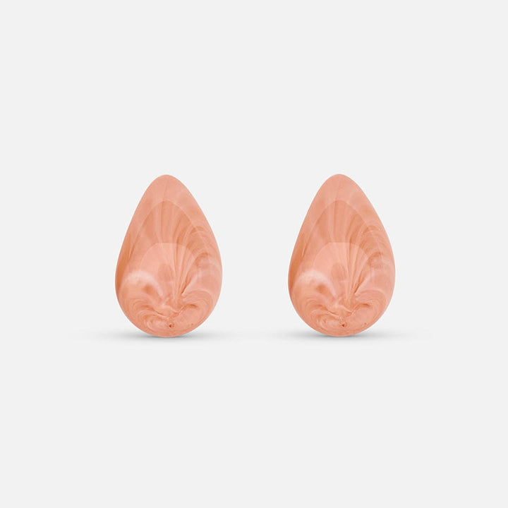 Modern Blush Tear Drop Earrings