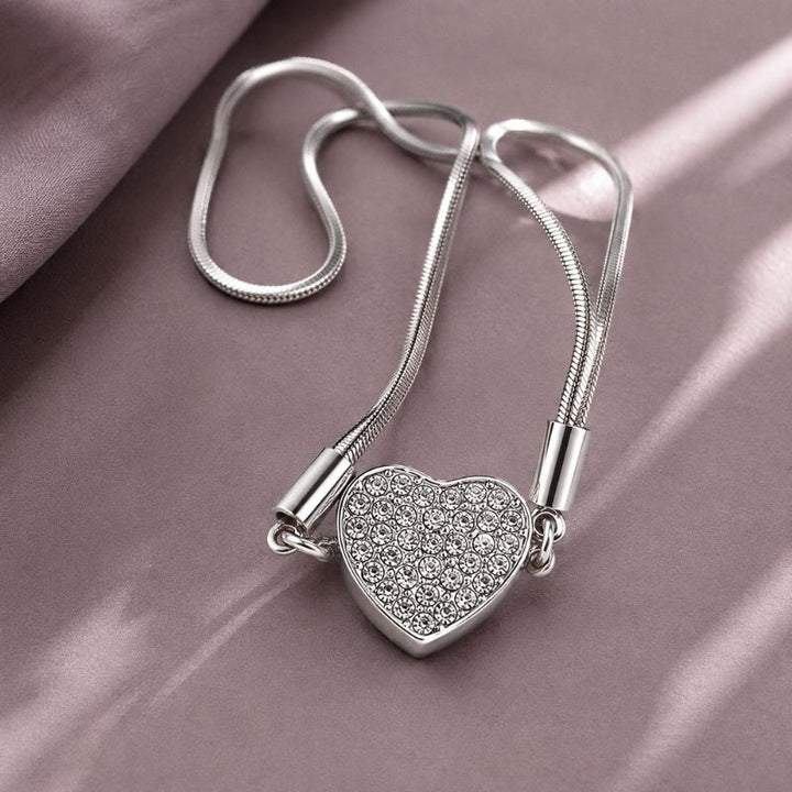 Modern Layered Heart Pendant