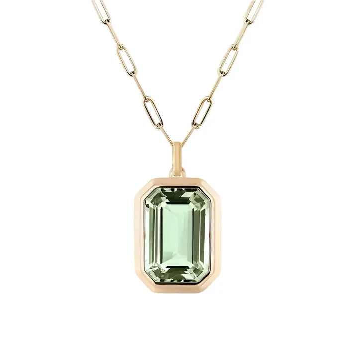 Sarina Elowen Emerald Necklace
