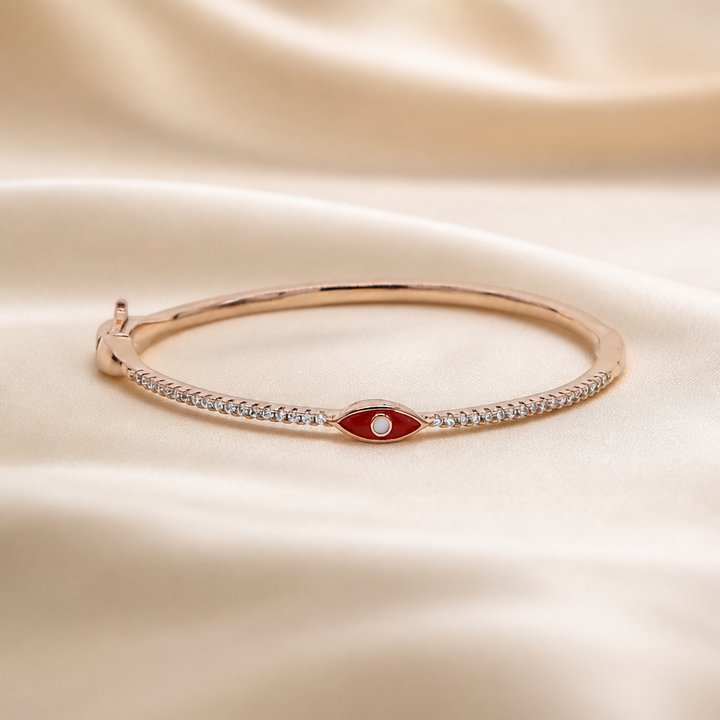 Enamel Eye Charm Bracelet