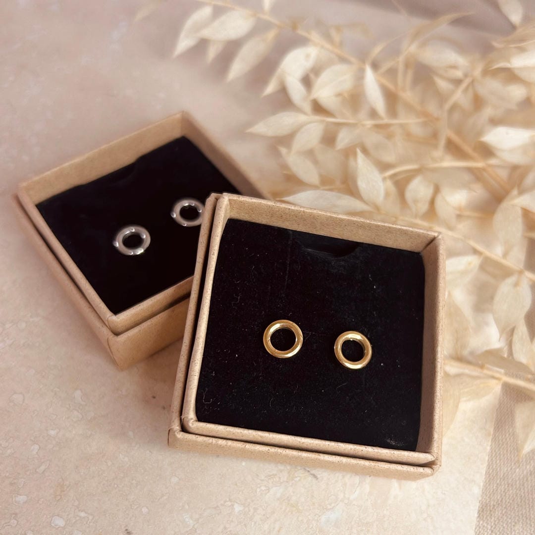 Everyday Circle Stud Earrings