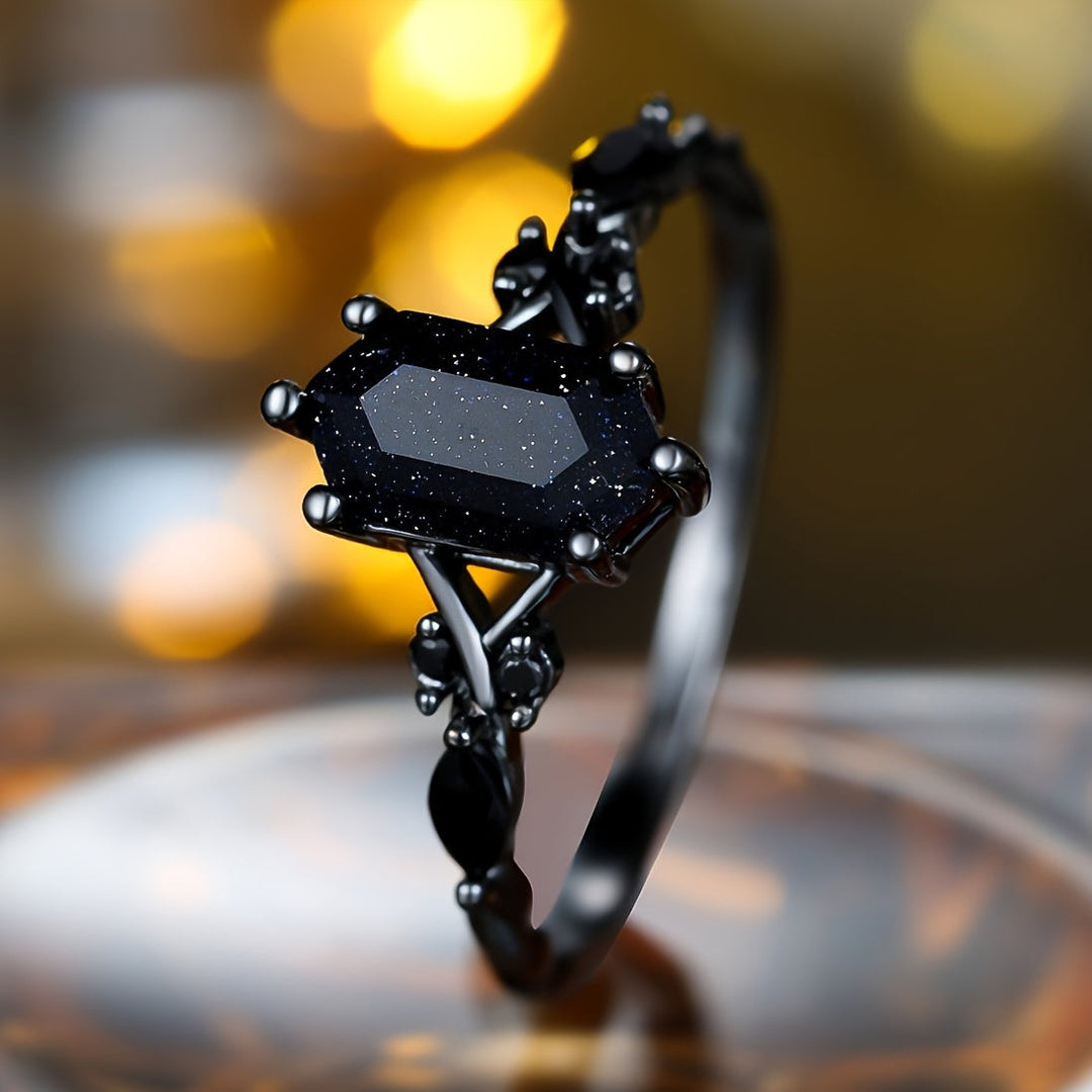 Midnight Luxe Crystal Ring