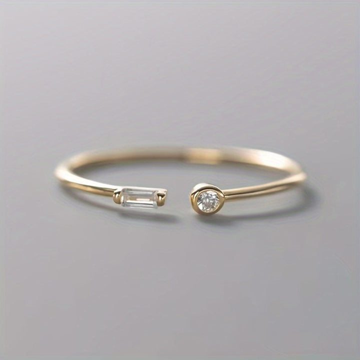 Minimalist Zirconia Band Ring