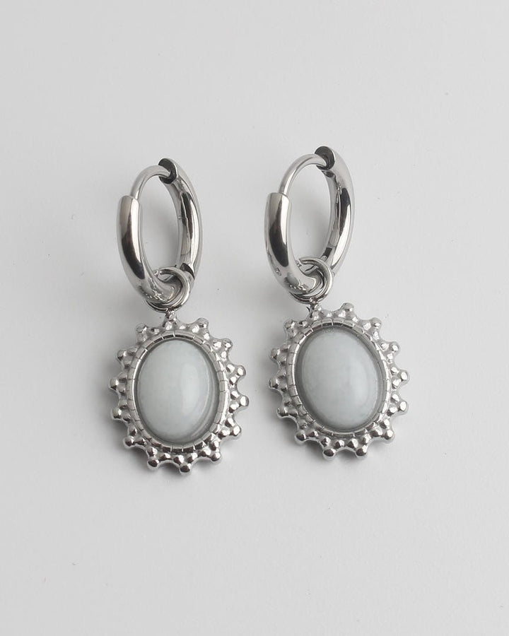 Jolie Earrings Natural Stone Stainless Steel