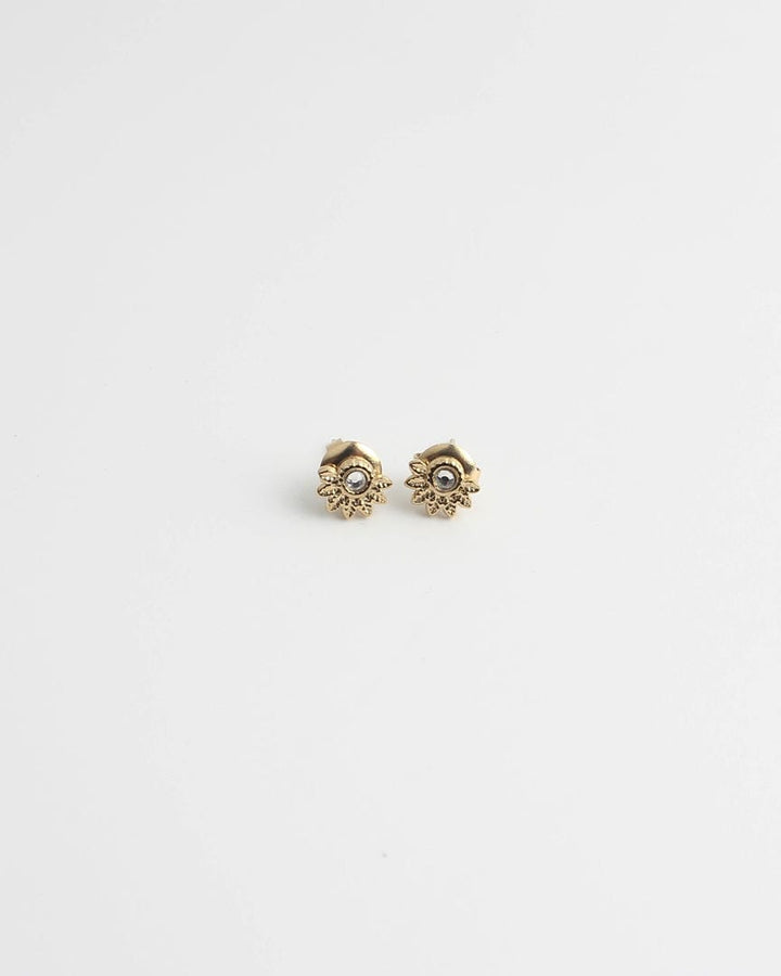 Gorgeous Half Sun Stud Earrings