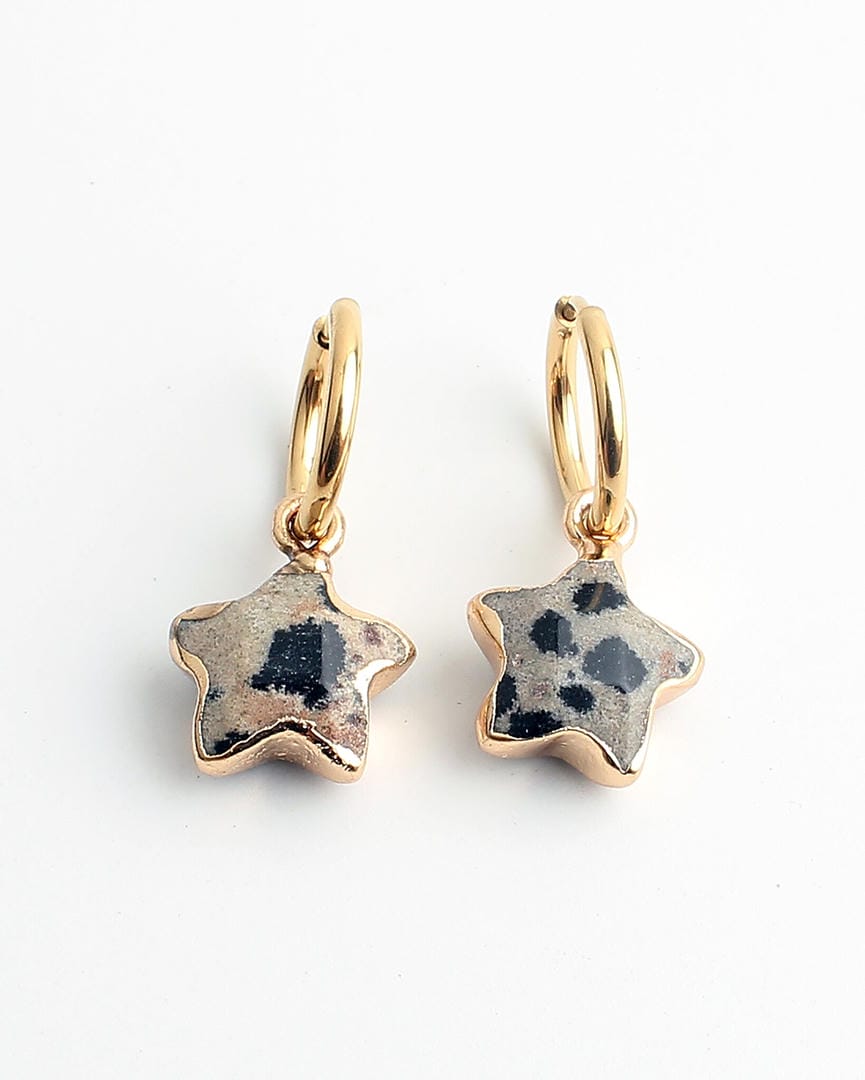 Starry Lovely Stone Earrings