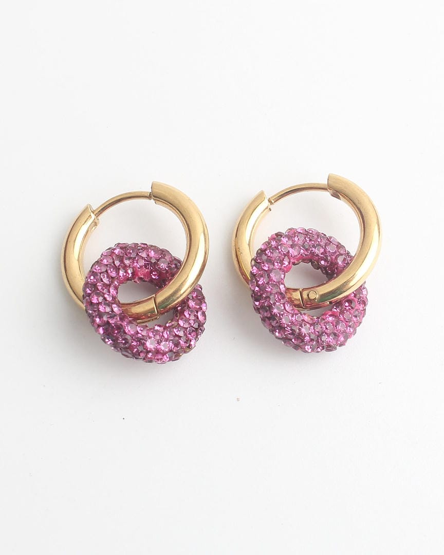 Darina Cute Donut Earrings