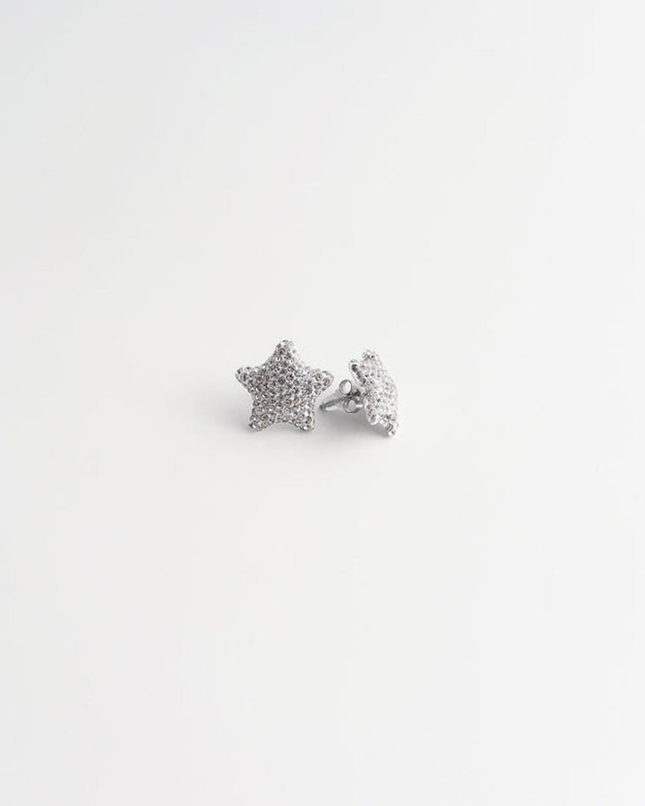 Pave Star Stud Earrings
