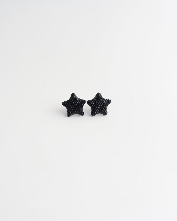 Pave Star Stud Earrings