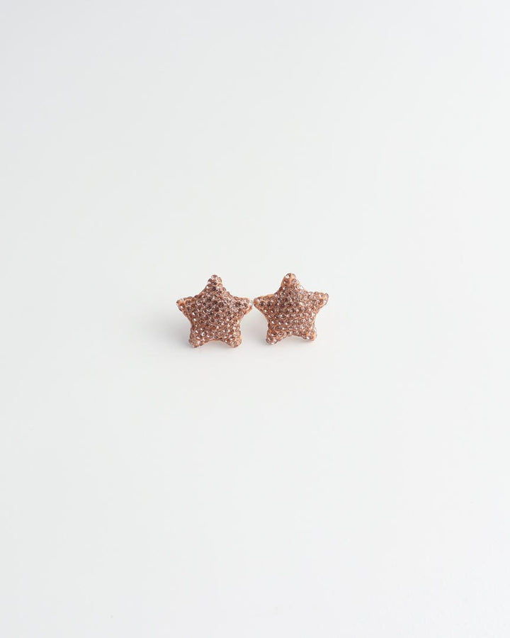 Pave Star Stud Earrings