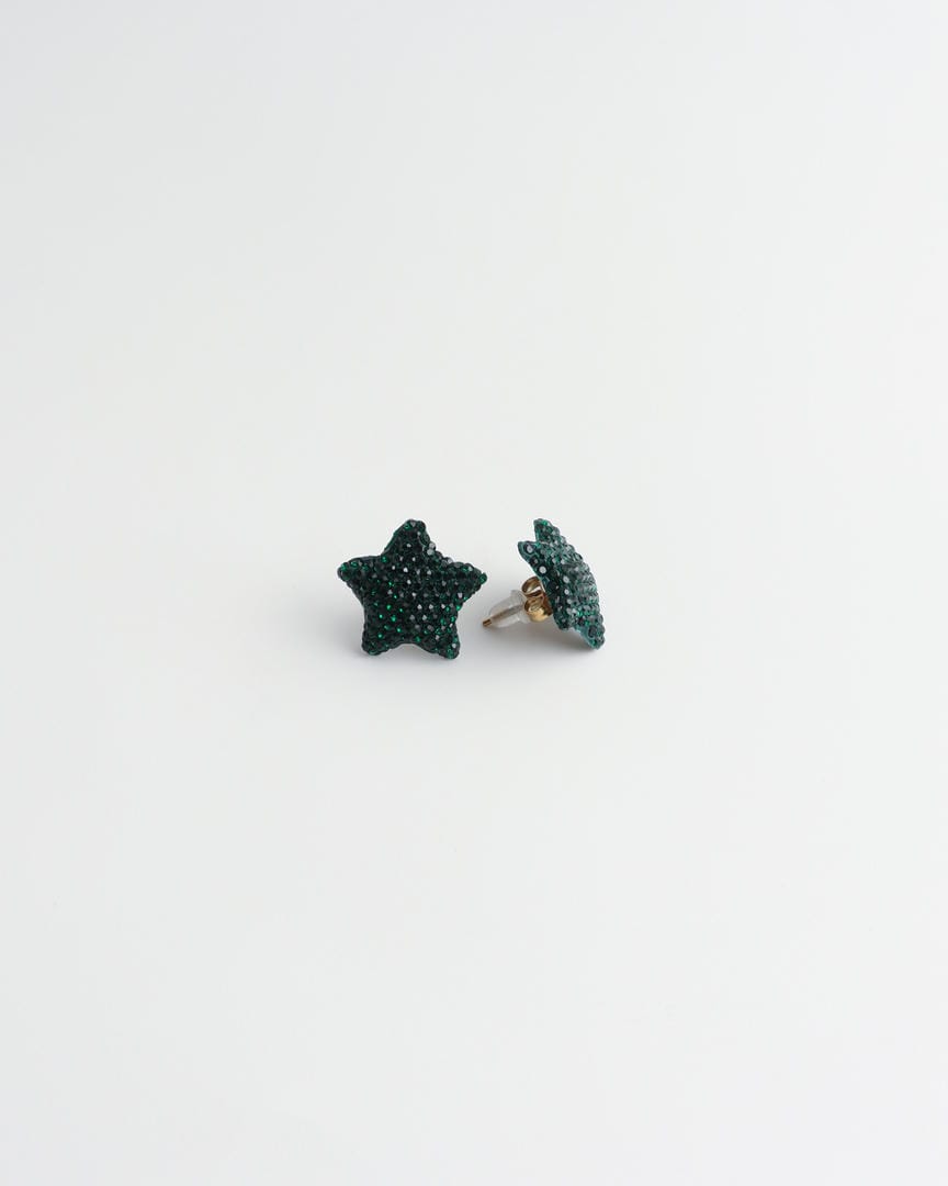 Pave Star Stud Earrings