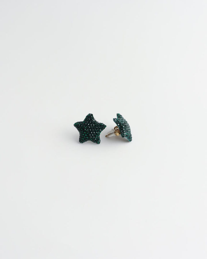 Pave Star Stud Earrings