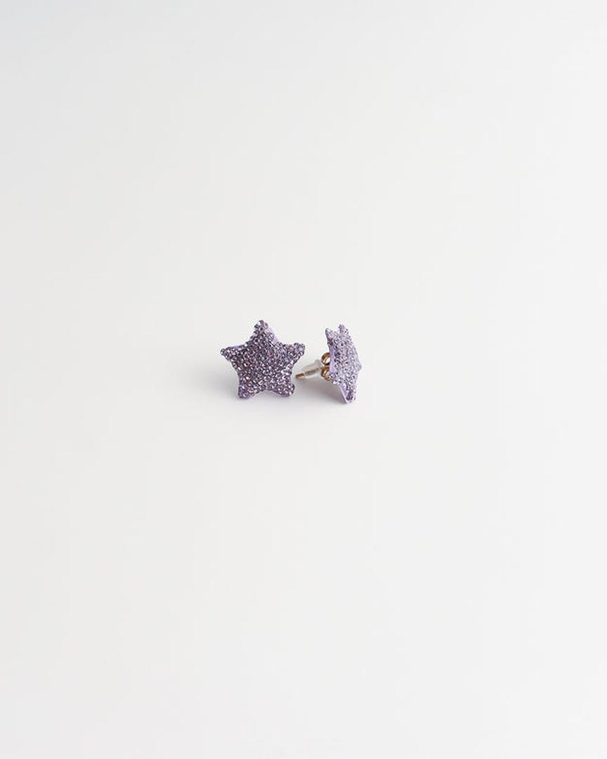 Pave Star Stud Earrings