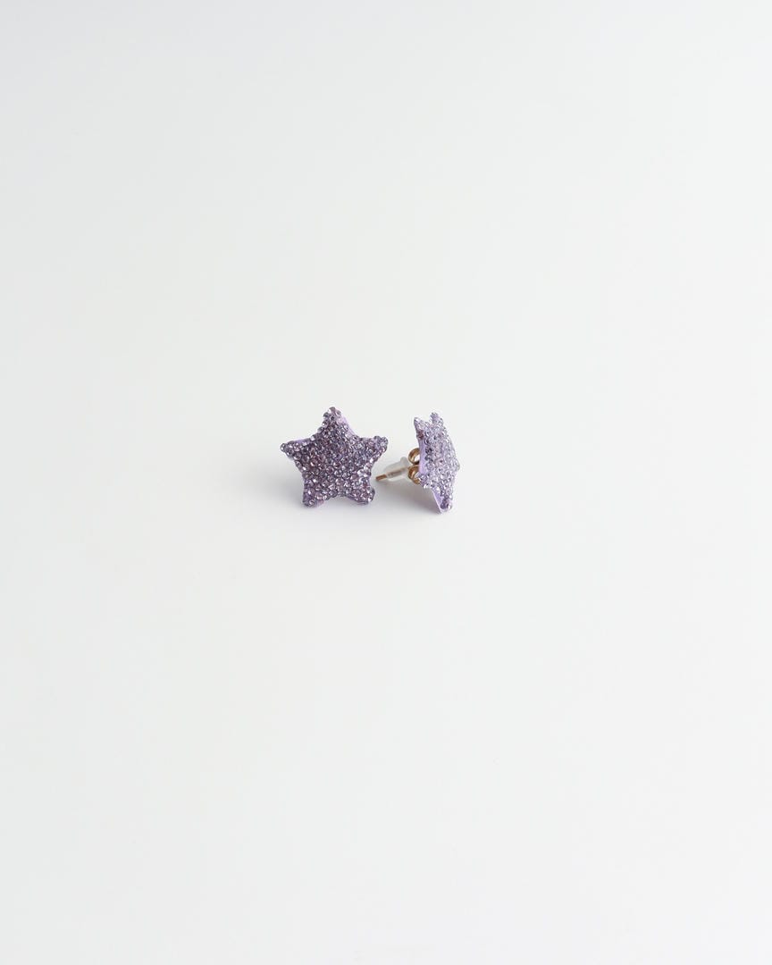 Pave Star Stud Earrings
