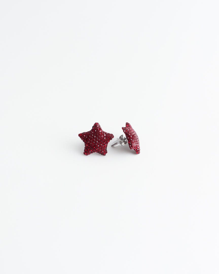 Pave Star Stud Earrings