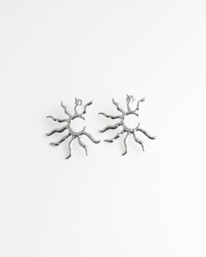 Sunburst Statement Stud Earrings