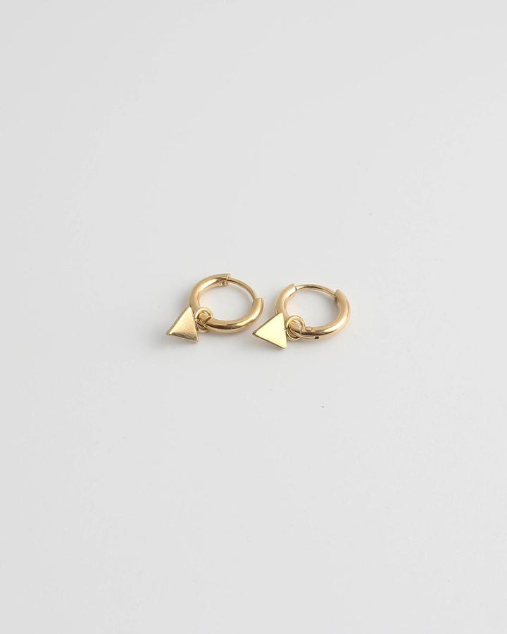 Little Triangle Elegant Drop Earrings