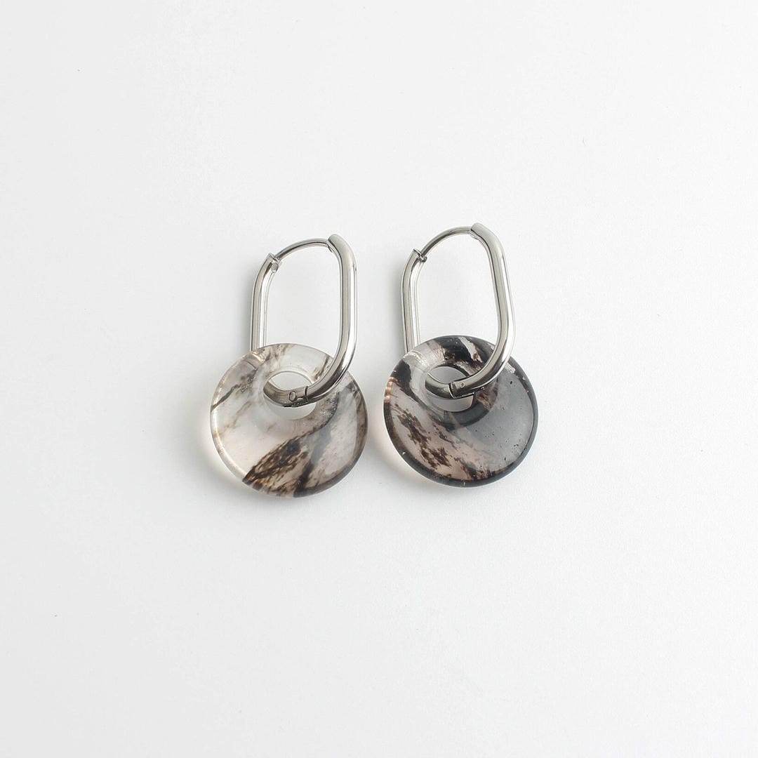 Tirza Earrings Natural Stone