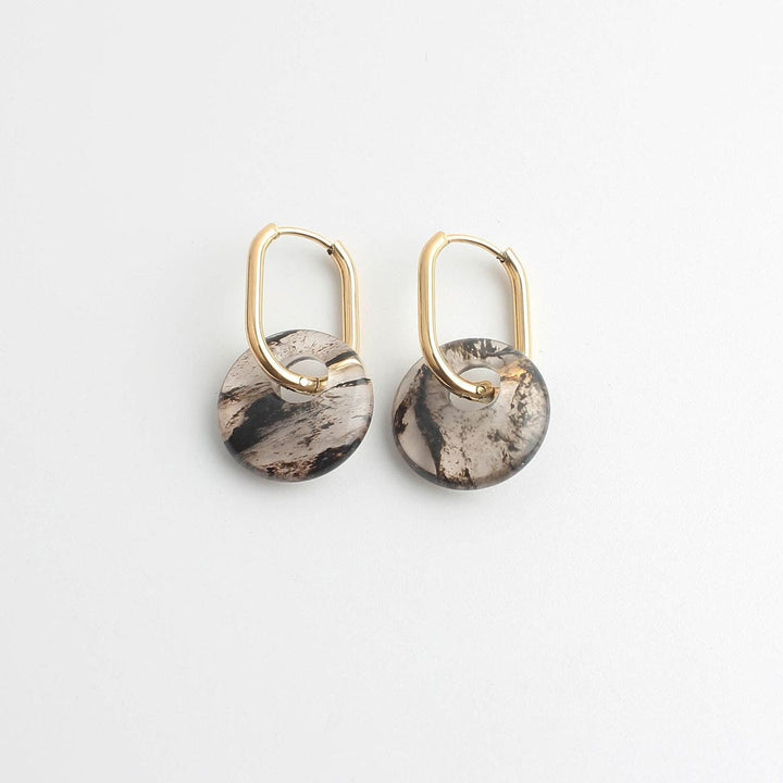 Tirza Earrings Natural Stone