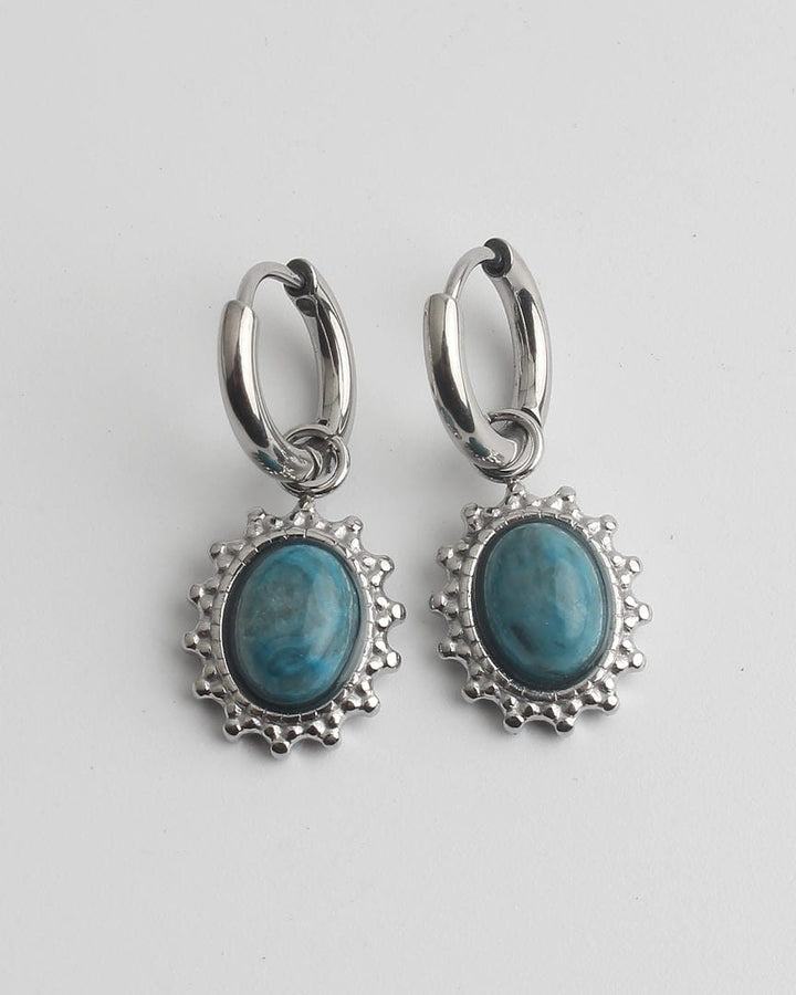 Jolie Earrings Natural Stone Stainless Steel