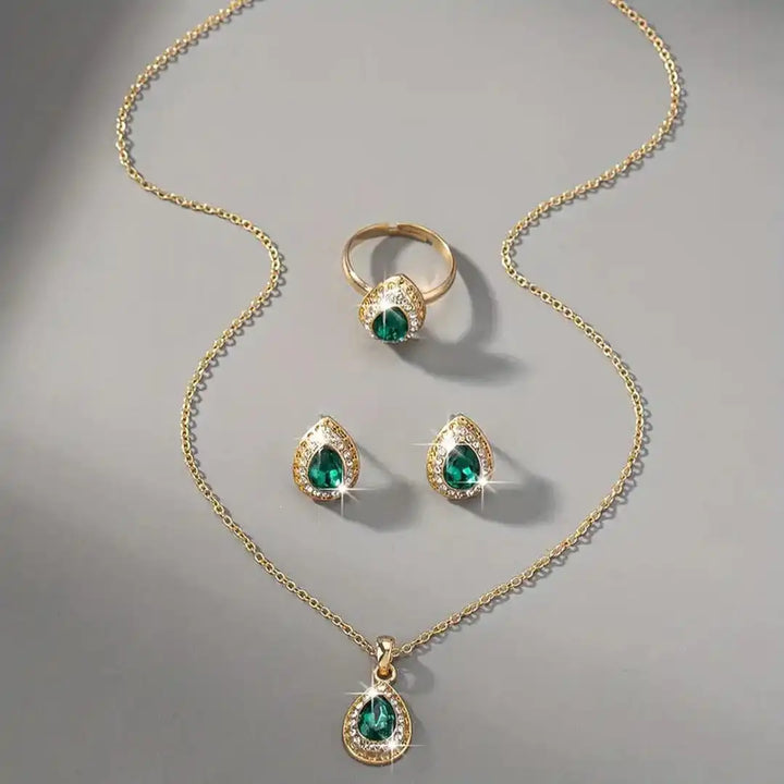 Luxury Emerald Stone Set