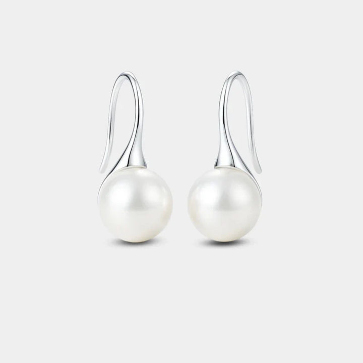 Elegant Drop Earrings with Pearls