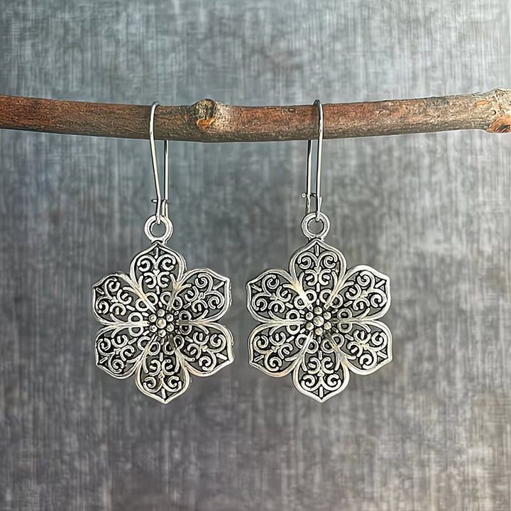 Vintage Bohemian Flower Earrings