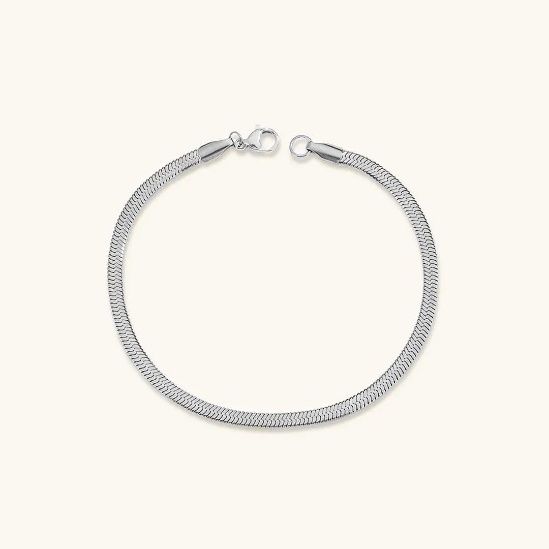 Lustrous Vida Herringbone Wristpiece