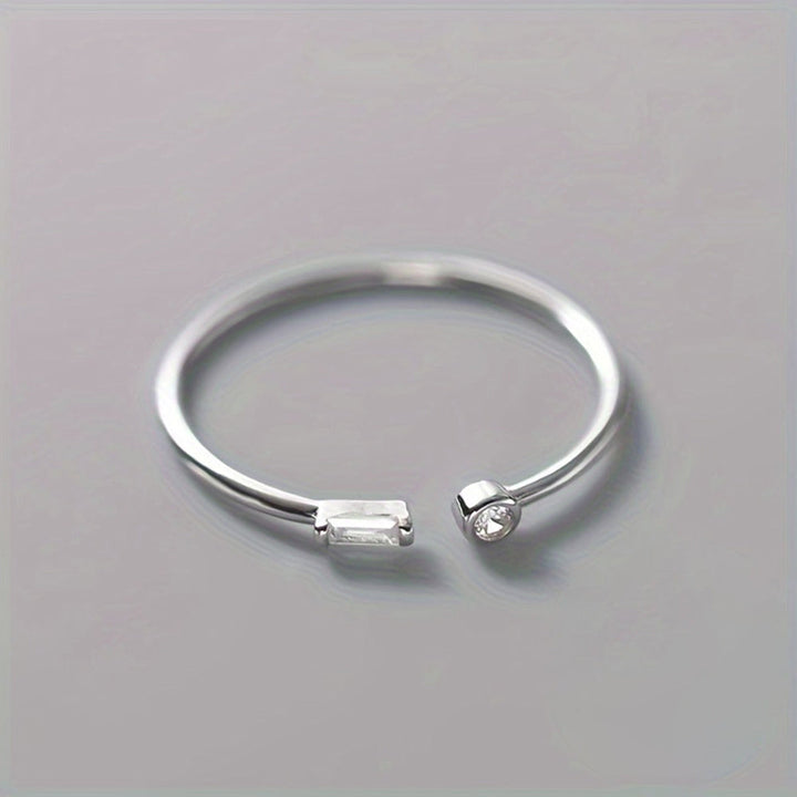 Minimalist Zirconia Band Ring