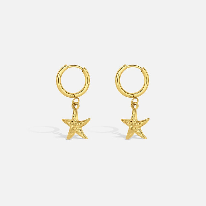 Ocean Starfish Drop Earrings