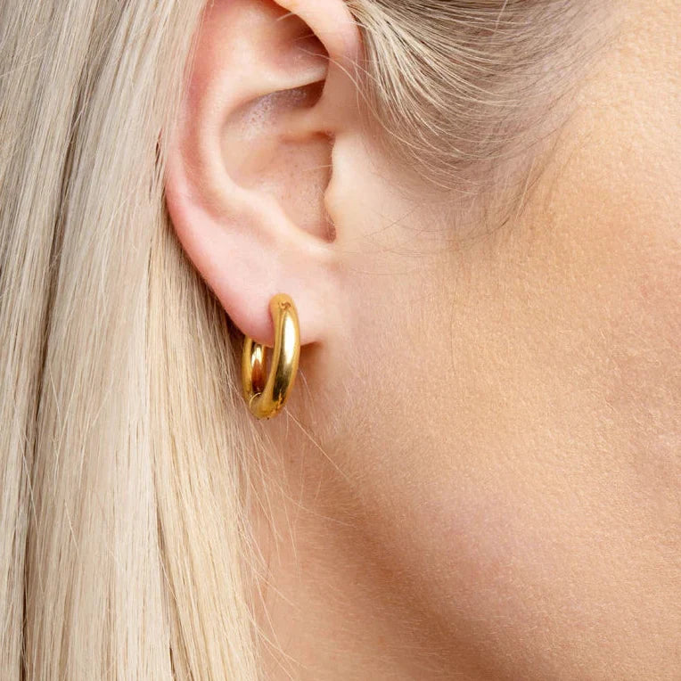 Golden Empress Hoops