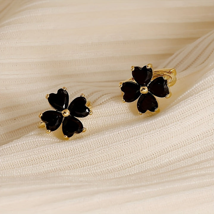 Exquisite Flower Stud Earrings