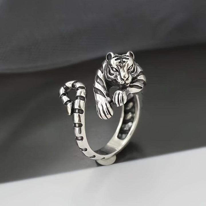 Tiger Hug Adjustable Ring