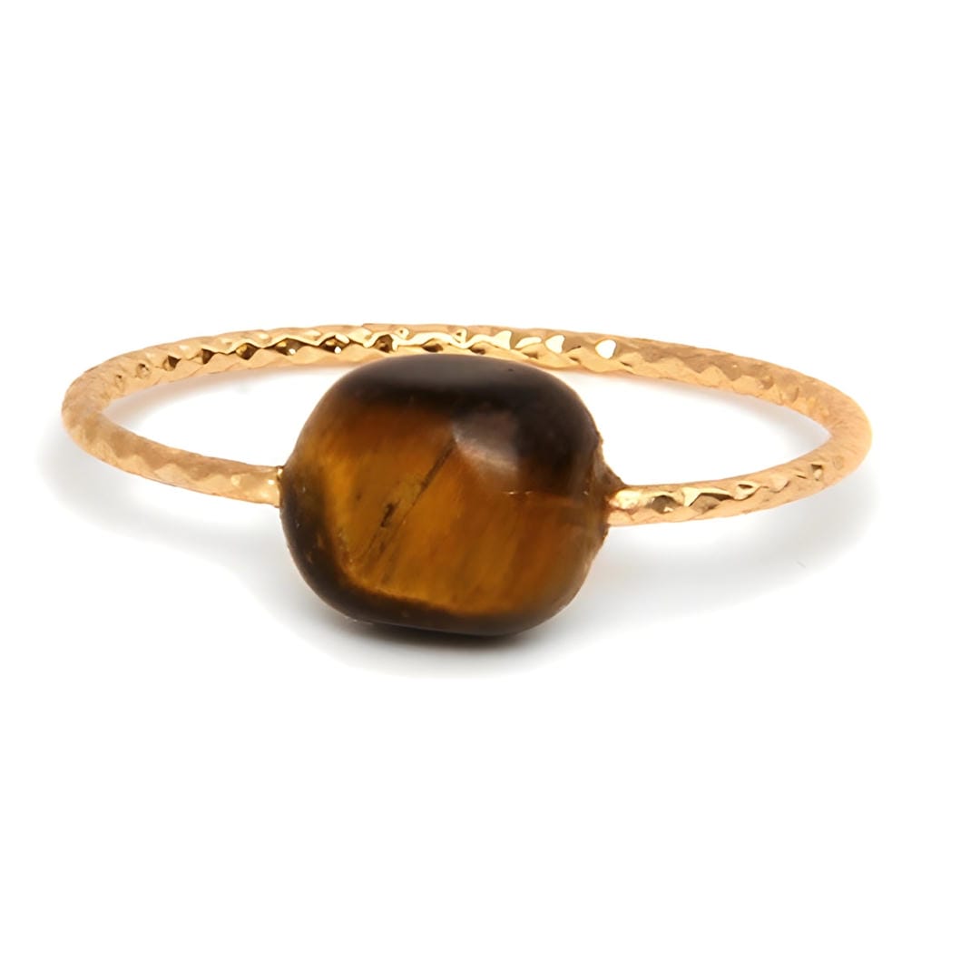 Thin Ring with colourful Stones