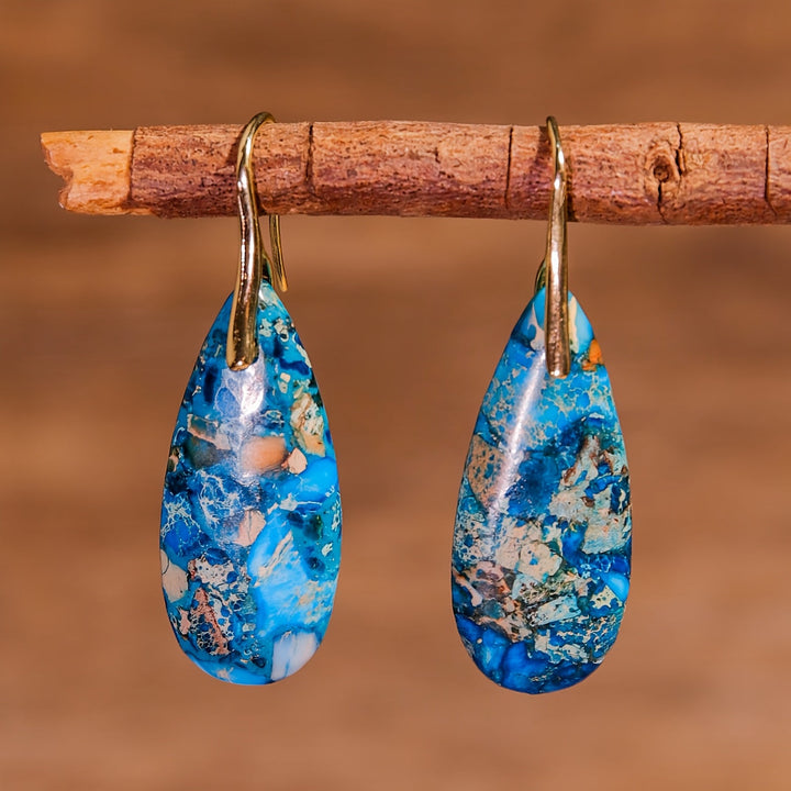 colourful Texture Boho Dangling Earrings