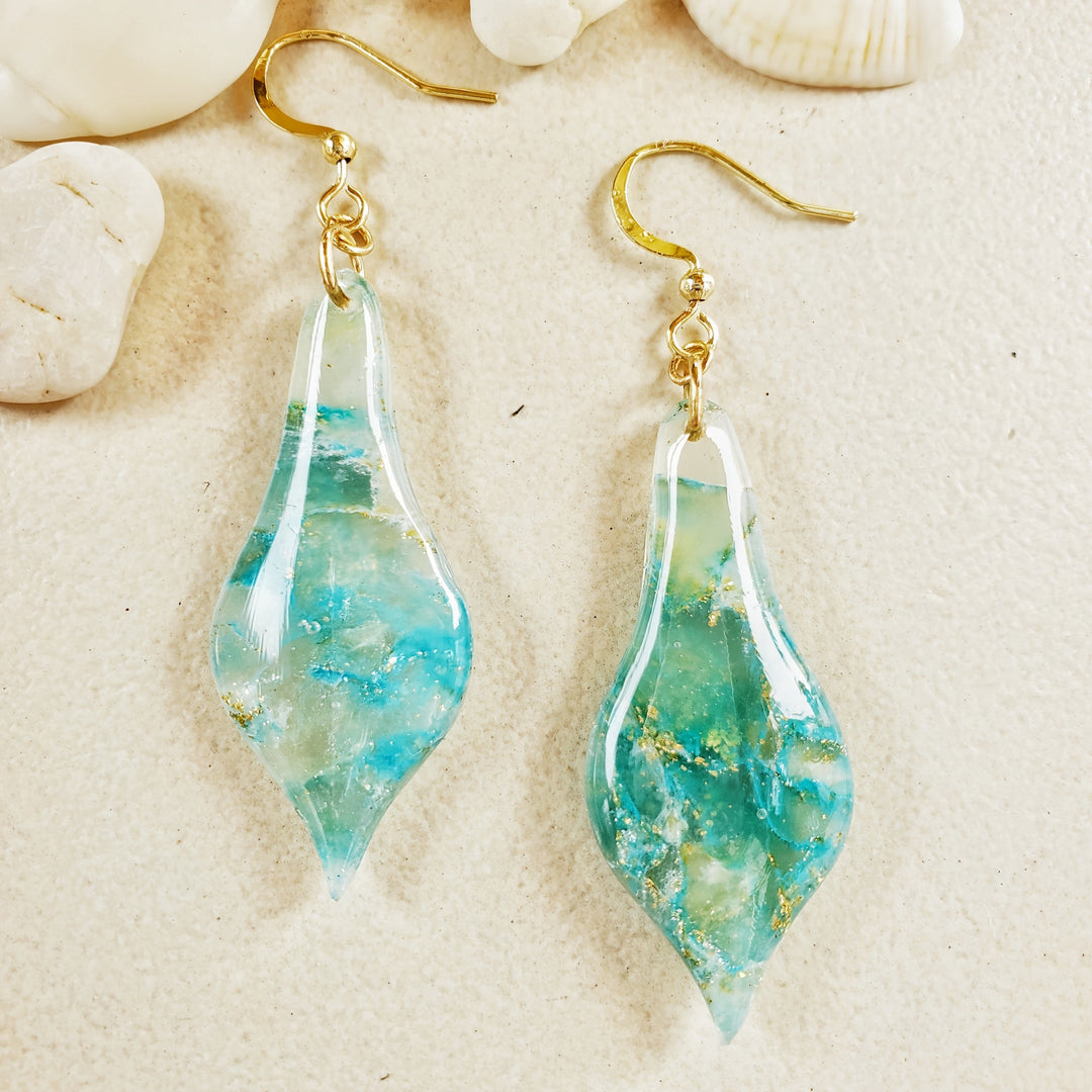 Sophisticated Translucent Polymer Earrings