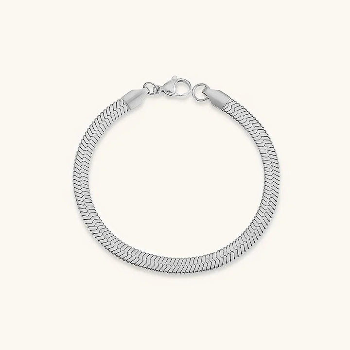 Lustrous Vida Herringbone Wristpiece