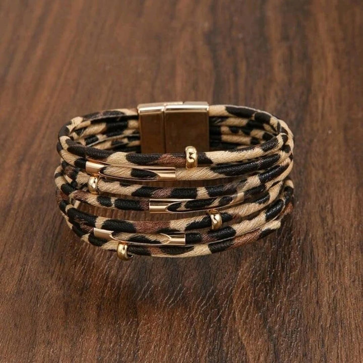 Wide Boho Multilayer Wrap Bracelet