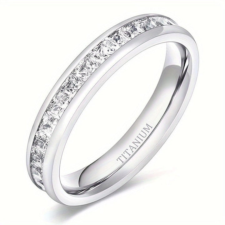 Princess Channel Titanium Band