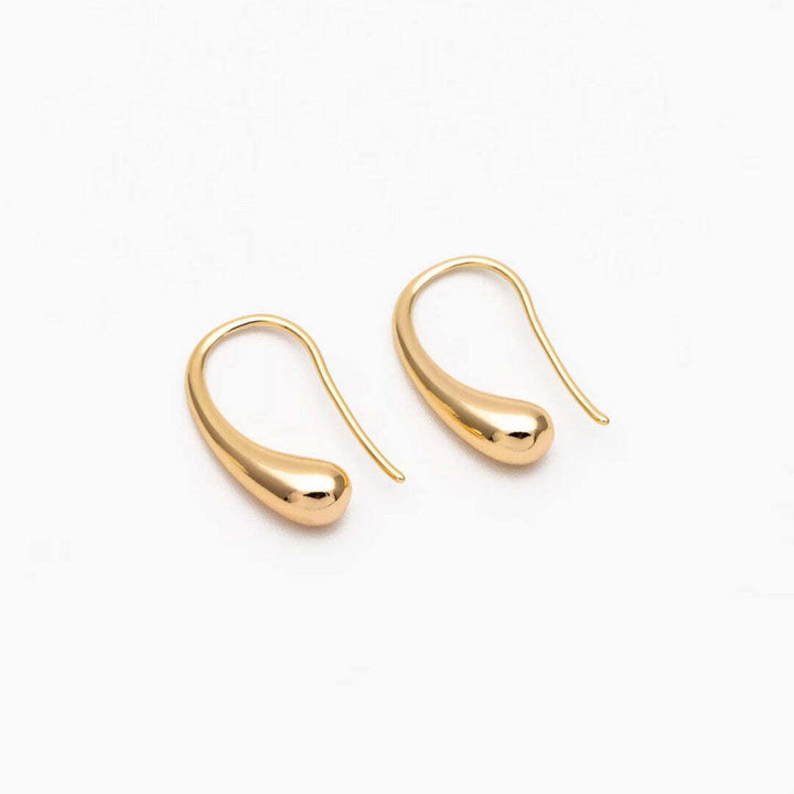 Antique Gold and Silver Drop Earrings