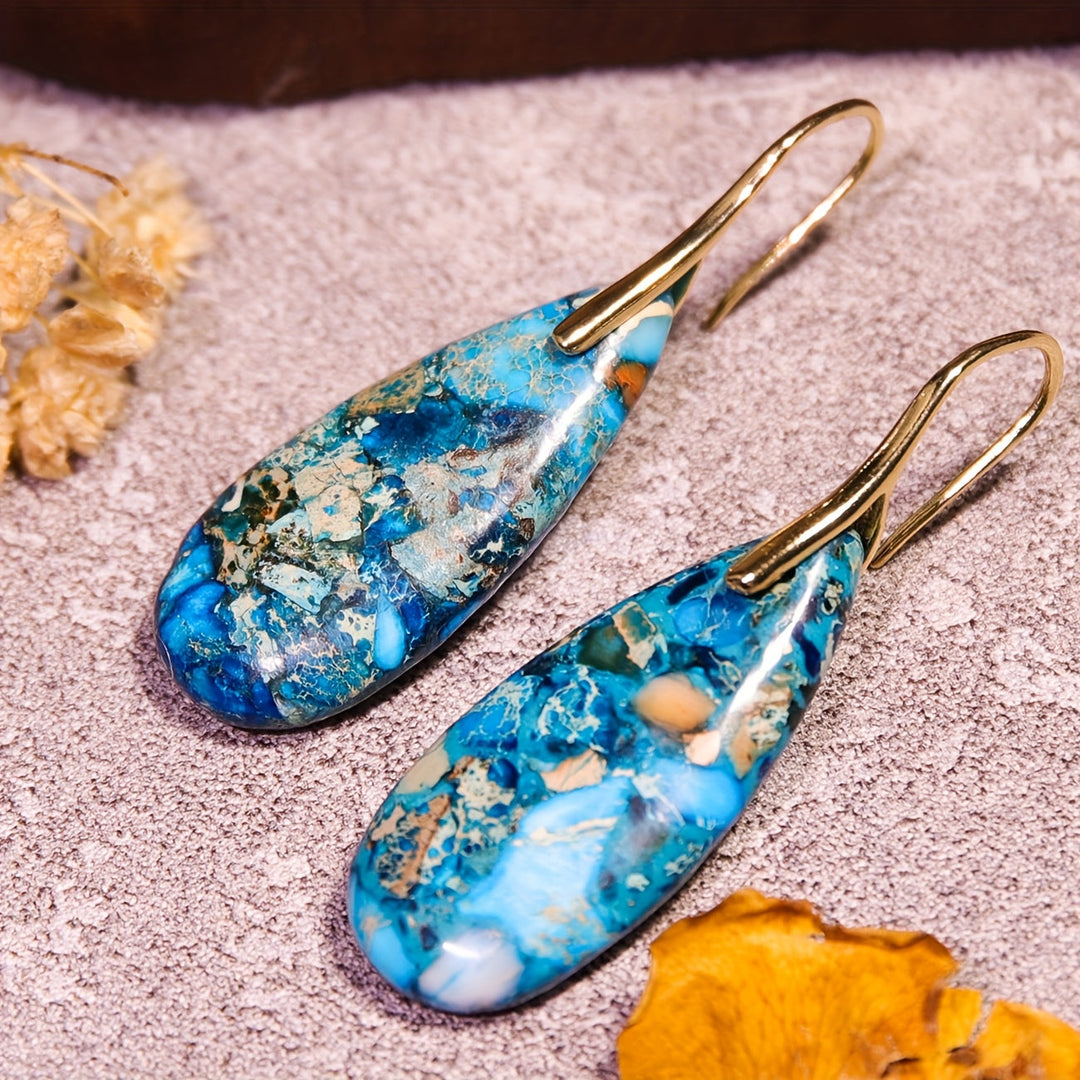 colourful Texture Boho Dangling Earrings
